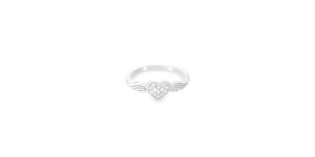 TOUCH925 Angelic Embrace Rose Gold Ring