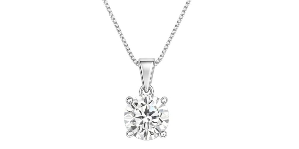 ZAVYA 925 Sterling Silver Sentimental CZ Necklace