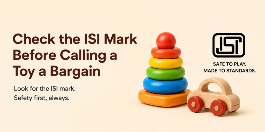 Check the ISI mark before calling a toy a bargain