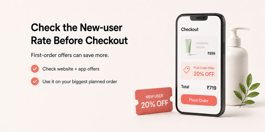 Check the New-user Rate Before You Check Out