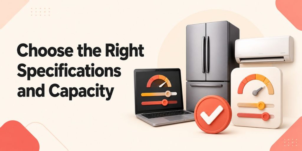 Choose the Correct Specifications and Capacity