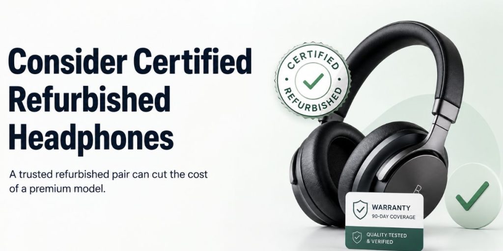 Consider Certified Refurbished Headphones