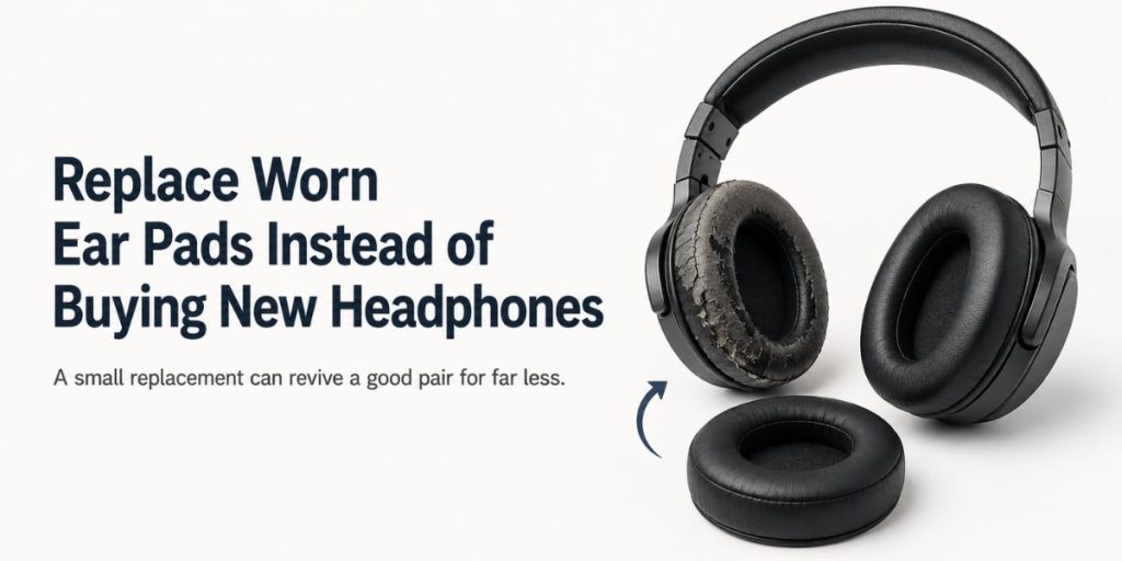 Replace Worn Ear Pads Instead of Buying New Headphones