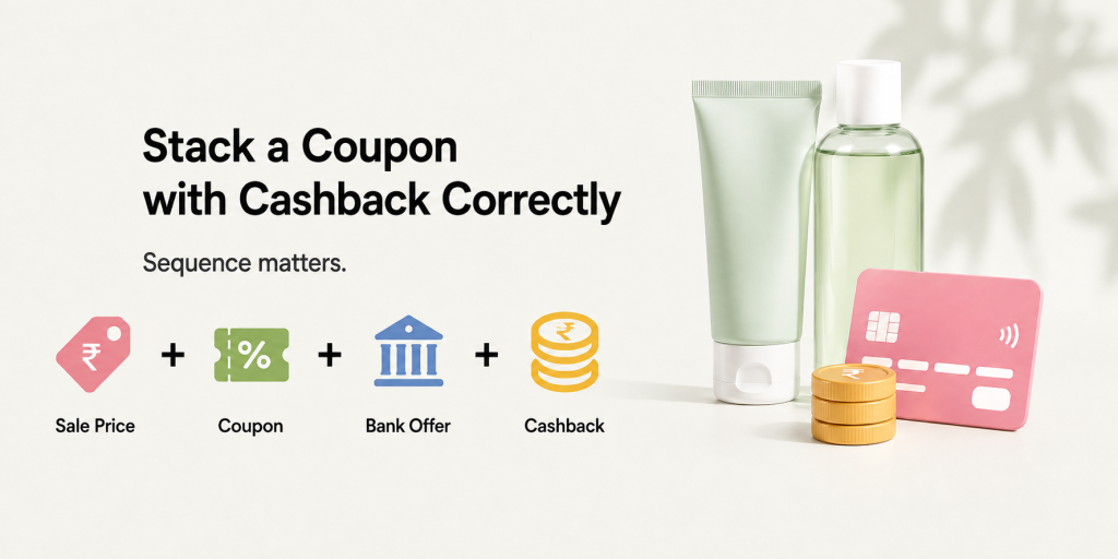 Stack a Coupon with Cashback Correctly