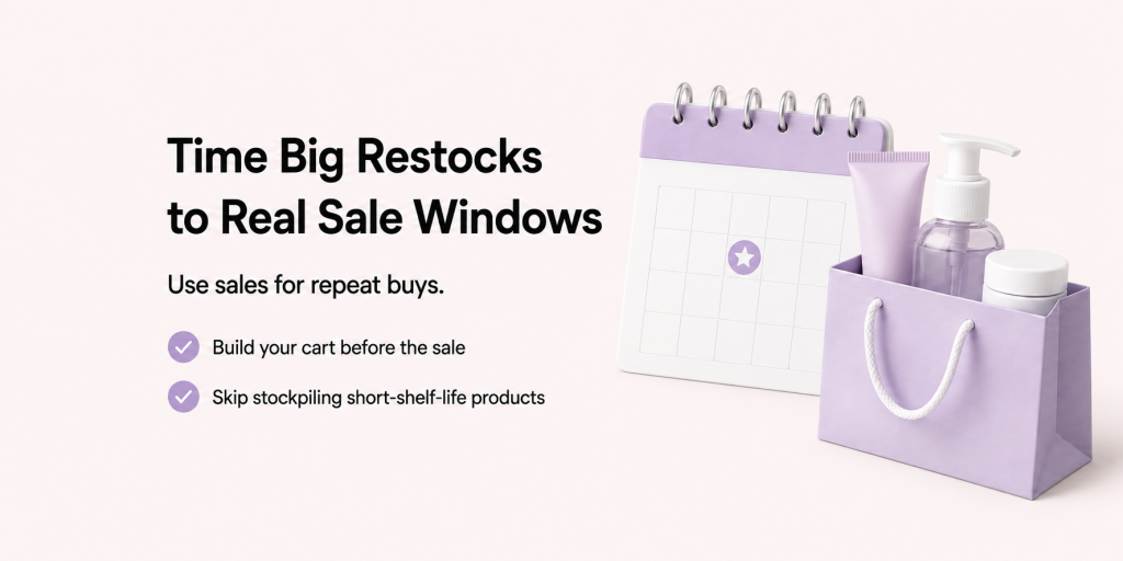 Time Big Restocks to Real Sale Windows