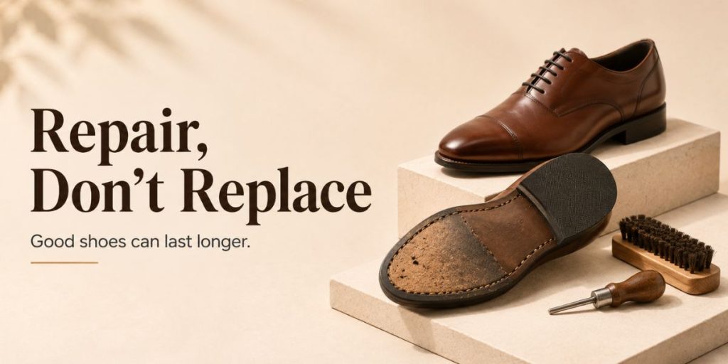 Buy Repairable Shoes or Repair Them Instead of Replacing Them