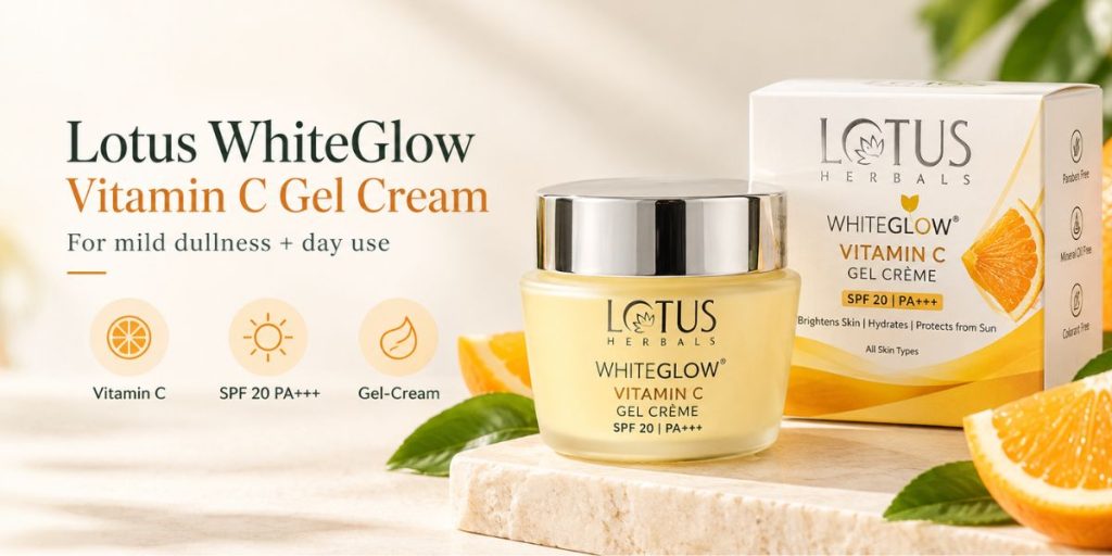 Lotus Herbals WhiteGlow Vitamin C Gel Cream (SPF 20 PA+++)