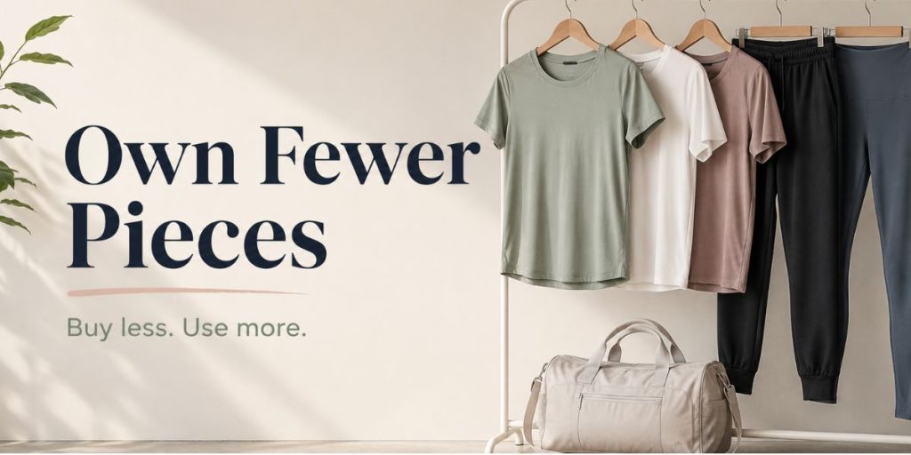Own Fewer Pieces and Make Each One Work Harder