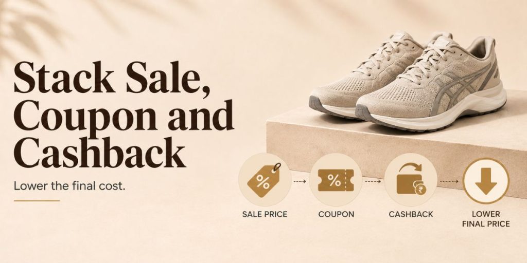 Stack the Sale Price, Coupon and Cashback