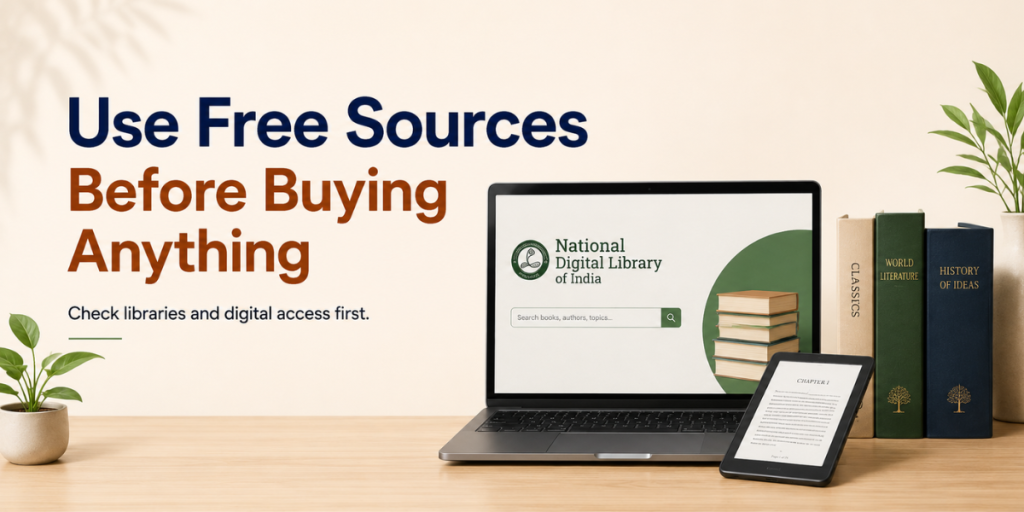 Use Free Sources Before Buying Anything