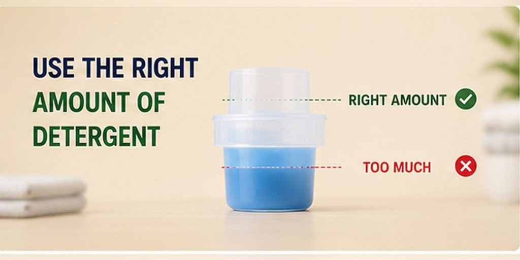 Use the Right Amount of Detergent