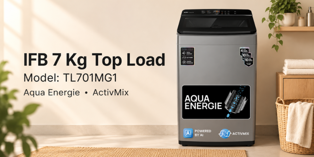IFB 7 Kg 5 Star AI DeepClean Top Load (TL701MG1)