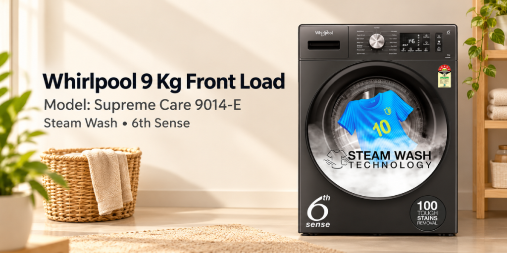 Whirlpool 9 Kg 5 Star Supreme Care 9014-E Front Load