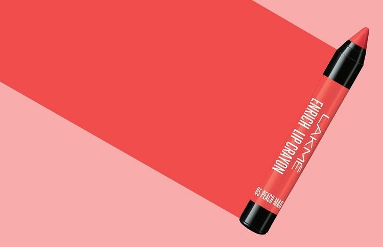 Lakme Enrich Lip Crayon, Peach Magnet