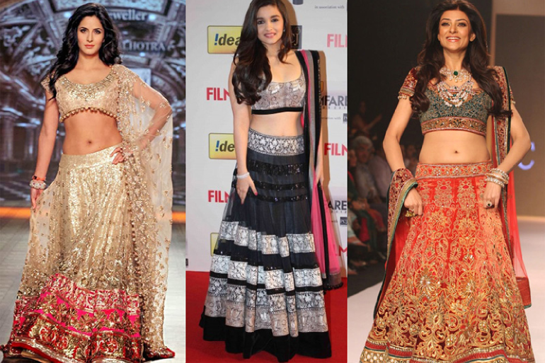 8 Designer Crop Top Lehenga Styles You Can Buy Online