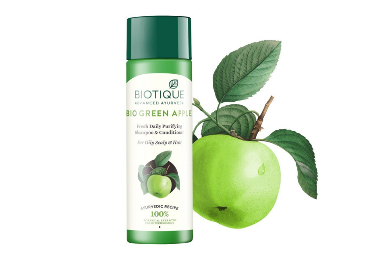 Biotique Bio Green Apple Fresh Daily Purifying Shampoo Review